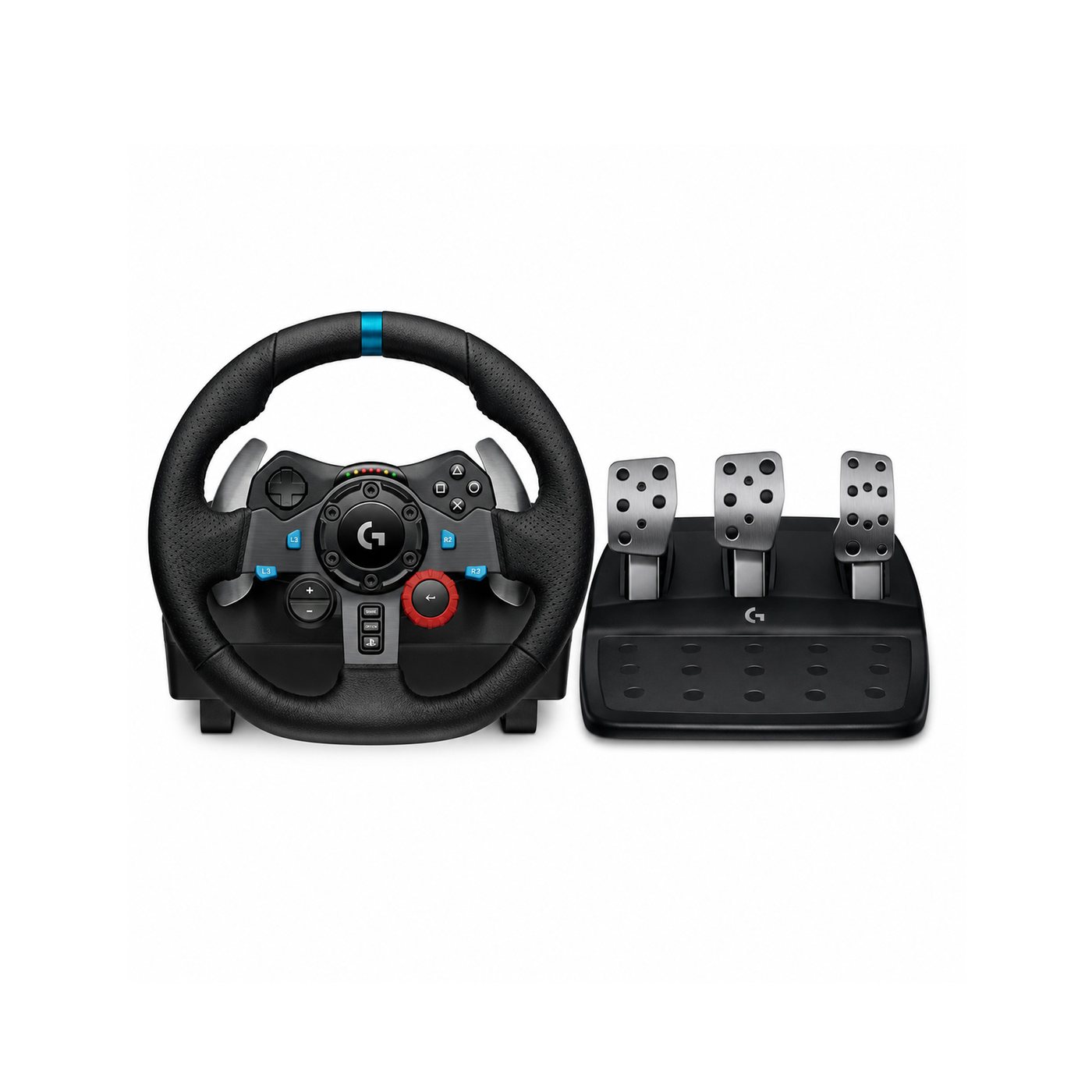 Logitech G29 — volant et pédalier Logitech pour cockpit sim racing, distribué par VMS Tunisie — vue 1
