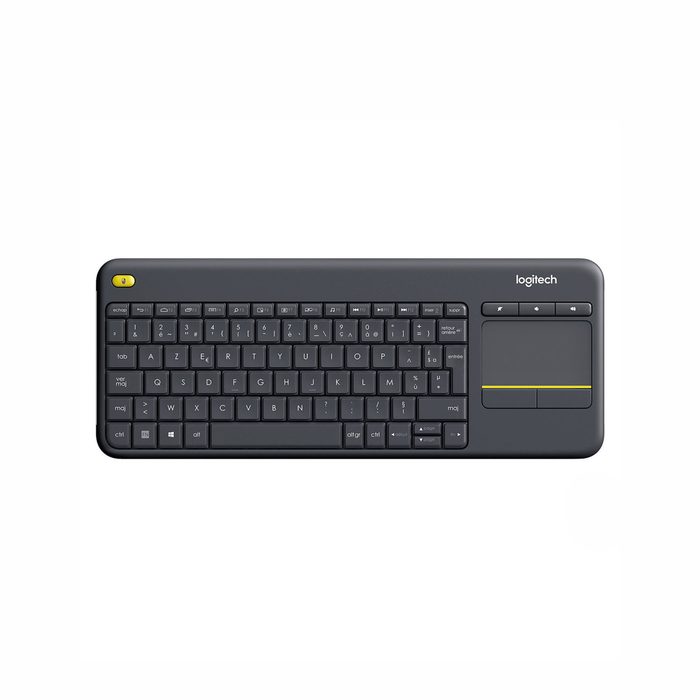 Clavier K400 Plus Wireless Touch — périphérique Logitech pour poste de simulation automobile, distribué par VMS Tunisie
