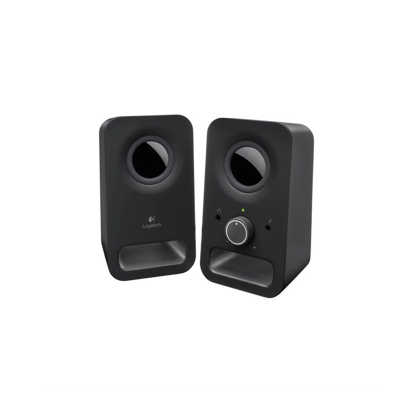 Haut Parleur Stéréo Logitech Z150 — périphérique Logitech pour poste de simulation automobile, distribué par VMS Tunisie — vue 1