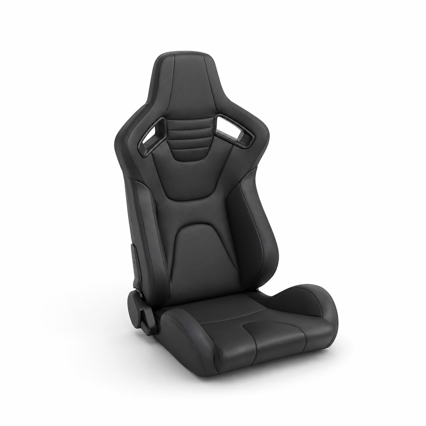 Siège Baquet Type Recaro Similicuir Noir — siège baquet automobile pour cockpit de simulation, proposé par VMS Tunisie — vue 1
