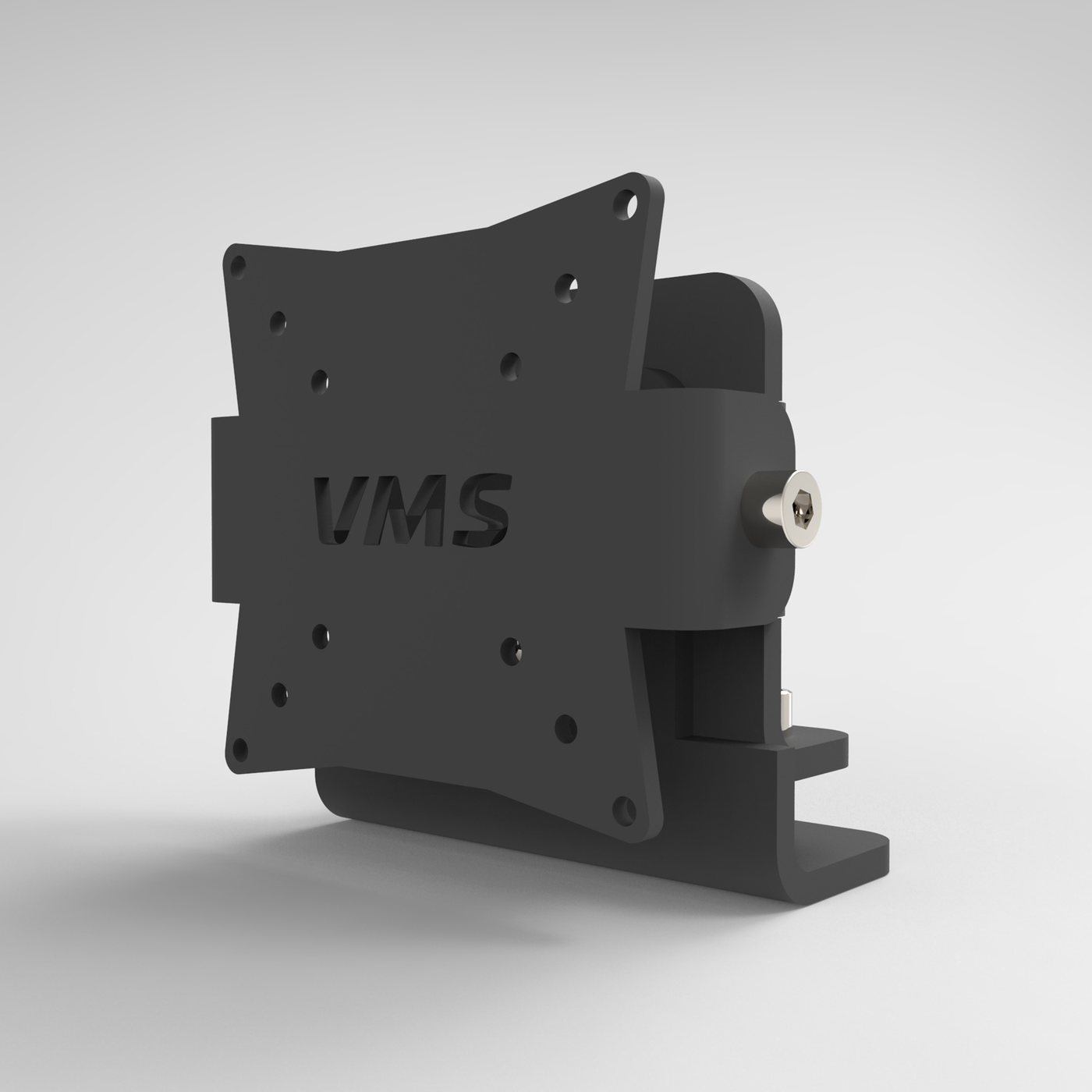Support Triple Écran Intégré Prime — support écran intégré pour cockpit sim racing en aluminium, fabriqué en Tunisie par VMS — vue 7