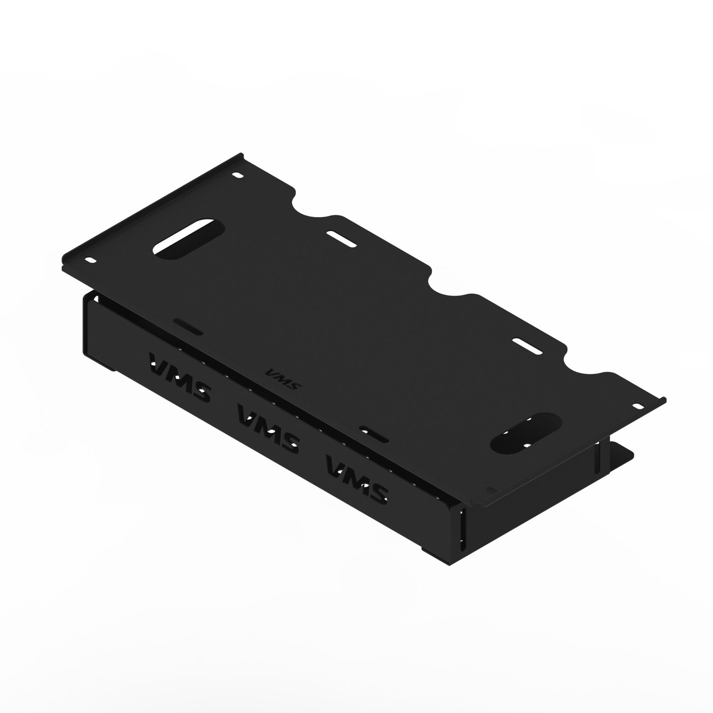 Support Unité Centrale Prime Pro — accessoire en acier découpé au laser pour cockpit sim racing VMS, fabriqué en Tunisie par VMS — vue 3
