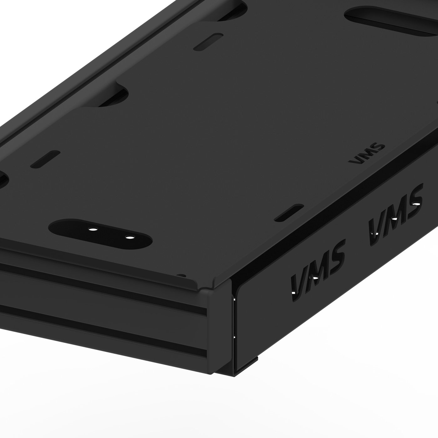 Support Unité Centrale Prime Pro — accessoire en acier découpé au laser pour cockpit sim racing VMS, fabriqué en Tunisie par VMS — vue 5